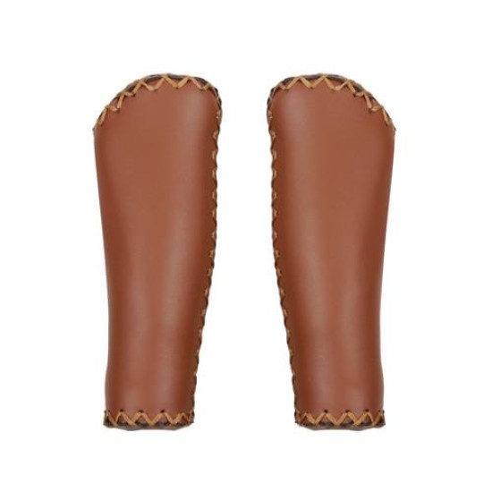 ΧΕΙΡΟΛΑΒΕΣ ΠΟΔΗΛΑΤΟΥ ΔΕΡΜΑΤΙΝΑ VINTAGE 135+135mm 22mm ΚΑΦΕ 2ΤΕΜ. Χερούλια