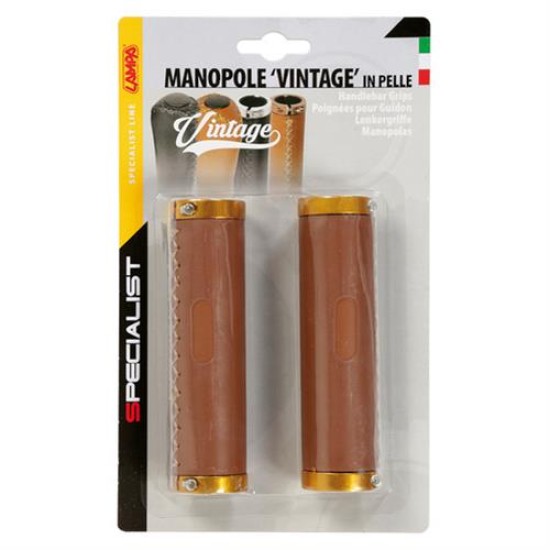 ΧΕΙΡΟΛΑΒΕΣ ΠΟΔΗΛΑΤΟΥ ΔΕΡΜΑΤΙΝΑ VINTAGE 127+127mm 22,5mm ΚΑΦΕ 2ΤΕΜ. Χερούλια