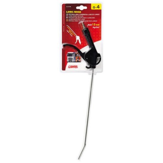 ΠΙΣΤΟΛΙ ΑΕΡΑ LONG NOSE G-4 250mm MAX 13bar kg/cm2 Εργαλεία Πίεσης Αέρα