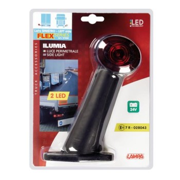 ΦΩΣ ΟΓΚΟΥ ΦΟΡΤΗΓΟΥ ILUMIA FLEX 60° 24V 2LED ΛΕΥΚΟ/ΚΟΚΚΙΝΟ ΑΡΙΣΤΕΡΟ 1ΤΕΜ. ΦΩΣ ΟΓΚΟΥ ΦΟΡΤΗΓΟΥ ILUMIA FLEX 60° 24V 2LED ΛΕΥΚΟ/ΚΟΚΚΙΝΟ ΑΡΙΣΤΕΡΟ 1ΤΕΜ.