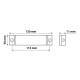 ΦΩΣ ΘΕΣΕΩΣ ΦΟΡΤΗΓΟΥ 24V 3LED ΛΕΥΚΟ 130x30mm 1ΤΕΜ. Εξωτερικά Φώτα & Προβολείς LED