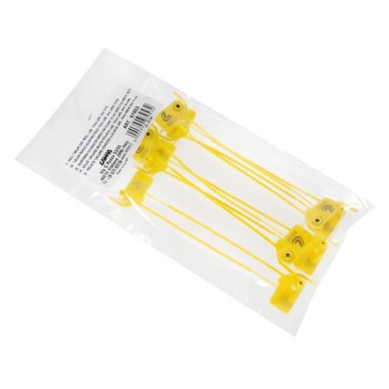 ΣΦΡΑΓΙΔΕΣ ΑΣΦΑΛΕΙΑΣ ΕΜΠΟΡΕΥΜΑΤΟΣ TYRE UP ΚΙΤΡΙΝΟ 170 Χ 38mm ΠΑΧΟΥΣ 3mm 10 ΤΕΜ Αντικλεπτικές Συσκευές