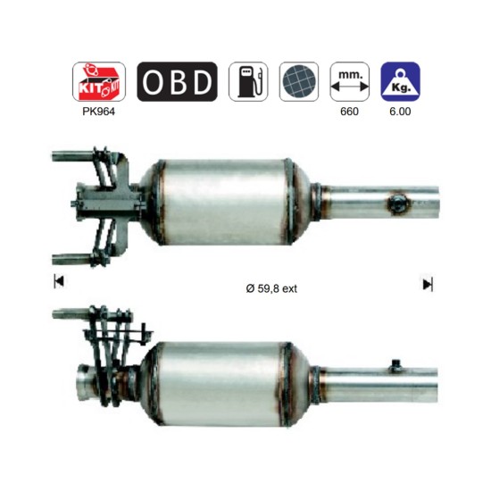 ΦΙΛΤΡΟ DPF ΣΙΛΙΚΟΝΟΥΧΟ ΚΑΡΒΙΔΙΟ SIC MERCEDES SPRINTER 88CV/109CV/129CV/150CV 2.1TD CDI 2148cc 2006-2010 Φίλτρα Μικροσωματιδίων (DPF) ΦΙΛΤΡΟ DPF ΣΙΛΙΚΟΝΟΥΧΟ ΚΑΡΒΙΔΙΟ SIC MERCEDES SPRINTER 88CV/109CV/129CV/150CV 2.1TD CDI 2148cc 2006-2010 Φίλτρα Μικροσωματιδίων (DPF)