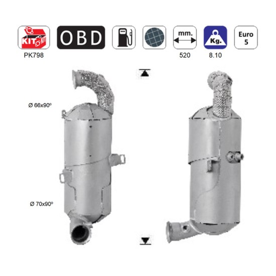 ΦΙΛΤΡΟ DPF ΣΙΛΙΚΟΝΟΥΧΟ ΚΑΡΒΙΔΙΟ SIC CITROEN C3/C4/BERLINGO - PEUGEOT PARTNER/207/208/301/308 1.6TD Φίλτρα Μικροσωματιδίων (DPF) ΦΙΛΤΡΟ DPF ΣΙΛΙΚΟΝΟΥΧΟ ΚΑΡΒΙΔΙΟ SIC CITROEN C3/C4/BERLINGO - PEUGEOT PARTNER/207/208/301/308 1.6TD Φίλτρα Μικροσωματιδίων (DPF)