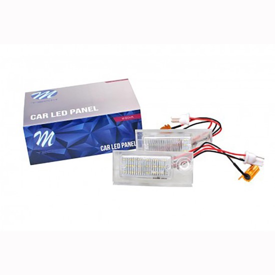 ΦΩΤΑ ΠΙΝΑΚΙΔΑΣ LED AUDI A6 / C5 MTECH - 2 ΤΜΧ. Φώτα Πινακίδας