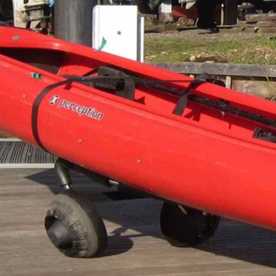 ΡΟΔΑΚΙΑ TROLLEY HANDIKART ΜΕ ΒΑΣΗ ΓΙΑ ΜΕΤΑΦΟΡΑ CANOE ΚΑΙ KAYAK HANDIWORLD Μεταφορά Σκι Cayak