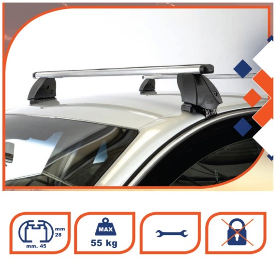 ΜΠΑΡΕΣ ΟΡΟΦΗΣ K1 PRO ALU 112 cm K39 (ΟΒΑΛ/ΑΛΟΥΜΙΝΙΟΥ) - 2 ΤΕΜ. Μπάρες Αλουμινίου ΜΠΑΡΕΣ ΟΡΟΦΗΣ K1 PRO ALU 112 cm K39 (ΟΒΑΛ/ΑΛΟΥΜΙΝΙΟΥ) - 2 ΤΕΜ. Μπάρες Αλουμινίου