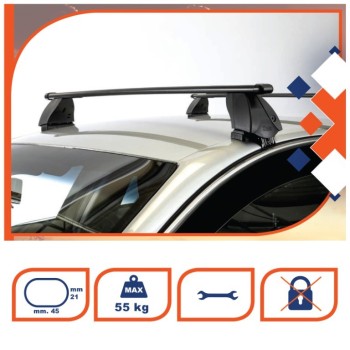 ΜΠΑΡΕΣ ΟΡΟΦΗΣ K1 PRO 112 cm K39 (ΟΒΑΛ/ΑΤΣΑΛΙ) - 2 ΤΕΜ. ΜΠΑΡΕΣ ΟΡΟΦΗΣ K1 PRO 112 cm K39 (ΟΒΑΛ/ΑΤΣΑΛΙ) - 2 ΤΕΜ.