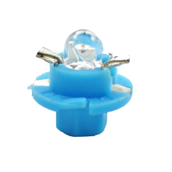 BAX 12V B8,4d 0,2W LED 1xFLUX 5mm ΜΠΛΕ 1ΤΕΜ. Χωρίς Κάλυκα