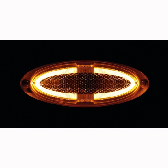 ΦΩΣ ΟΓΚΟΥ 4LED ΠΟΡΤΟΚΑΛΙ ΧΡΩΜΑΤΟΣ SMD 12/24V 124 mm -1ΤΕΜ. Φώτα Ογκου