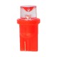 T10 W5W 12V W2,1x9,5d LED 1xFlux 8mm ΚΟΚΚΙΝΟ ΔΙΑΘΛΑΣΗΣ (ΚΑΡΦΩΤΟ ΑΚΑΛΥΚΟ) BLISTER 2ΤΕΜ. M-TECH Χωρίς Κάλυκα
