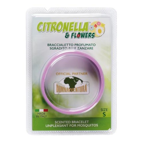 ΒΡΑΧΙΟΛΑΚΙ ΑΝΤΙΚΟΥΝΟΥΠΙΚΟ CITRONELLA ΚΑΙ FLOWERS (S) 5 cm (ΔΙΑΦΟΡΑ ΧΡΩΜΑΤΑ) - 1 ΤΕΜ. Απωθητικά Εντόμων και Τρωκτικών