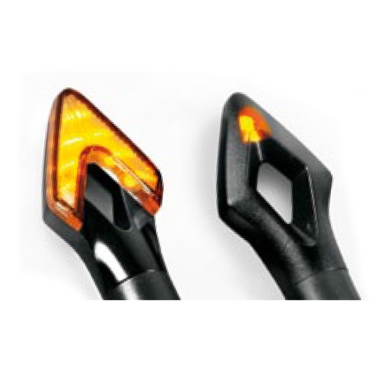 ΦΛΑΣ ΜΟΤΟ LUM LED 12V 75x27mm ΜΑΥΡΑ 2 ΤΕΜ. Απλά Φλας