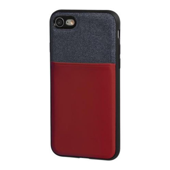 APPLE iPHONE 7 ΚΑΙ 8 ΘΗΚΗ ΚΙΝΗΤΟΥ DUO POCKET ΜΠΛΕ-ΜΠΟΡΝΤΩ ΜΑΓΝΗΤΙΚΗ SILVER LINE Apple