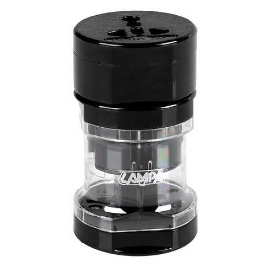 ΑΝΤΑΠΤΟΡΑΣ ΠΡΙΖΑΣ ΡΕΥΜΑΤΟΣ ΤΕΤΡΑΠΛΟΣ (EU-UK-AUS-USA) TRAVEL MATE ΤΑΞΙΔΙΟΥ ΕΩΣ 10Α LAMPA - 1 TEM. Φορτιστές Σπιτιού