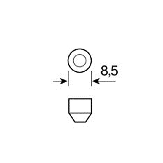 ΛΑΜΠΑΚΙΑ ΣΩΛΗΝΩΤΑ 10W/12V SV8,5x8 Πλαφονιέρας