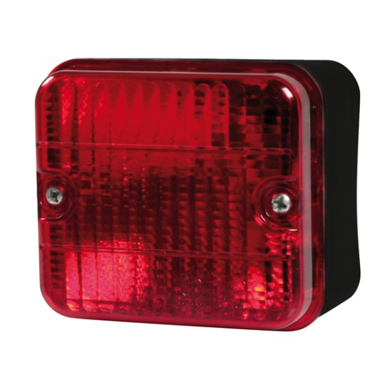 ΦΑΝΑΡΙ 12V - STOP ΚΑΙ ΟΜΙΧΛΗΣ - ΓΙΑ ΤΡΕΙΛΕΡ (ΚΟΚΚΙΝΟ - 70 Χ 80 Χ 50mm) - 1ΤΕΜ. Εξωτερικά Οπίσθια Φώτα