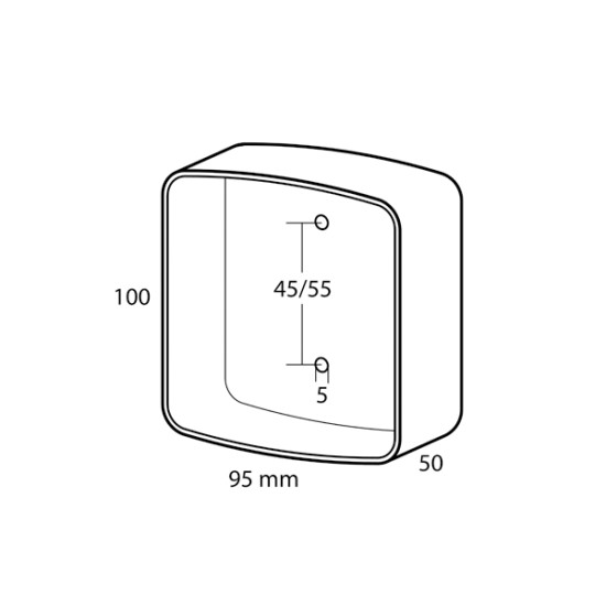 ΦΑΝΑΡΙ 12V - STOP/ΘΕΣΕΩΣ/ΦΛΑΣ - ΓΙΑ ΤΡΕΙΛΕΡ (95 Χ 100 Χ 50mm) - 1 ΤΕΜ. Εξωτερικά Οπίσθια Φώτα