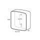 ΦΑΝΑΡΙ 12V - STOP/ΘΕΣΕΩΣ/ΦΛΑΣ - ΓΙΑ ΤΡΕΙΛΕΡ (95 Χ 100 Χ 50mm) - 1 ΤΕΜ. Εξωτερικά Οπίσθια Φώτα