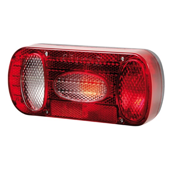 ΦΑΝΑΡΙ ΤΡΕΙΛΕΡ ΔΕΞΙ 6 ΧΡΗΣΕΩΝ ΜΕ ΦΛΑΣ 215x100x55mm Εξωτερικά Οπίσθια Φώτα