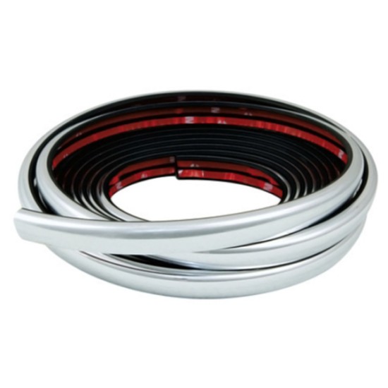 ΑΥΤΟΚΟΛΛΗΤΟ TRIM ΧΡΩΜΙΟ ΓΩΝΙΑΚΟ ΓΙΑ ΠΟΡΤΕΣ, ΓΡΙΛΙΕΣ, ΠΡΟΦΥΛΑΚΤΗΡΕΣ, ΠΛΑΙΝΑ ΠΑΧΟΣ 2,5MM ΜΗΚΟΣ 5M Αυτοκόλλητα Προφίλ και Τριμ