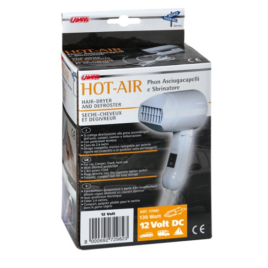 ΠΙΣΤΟΛΑΚΙ ΜΑΛΛΙΩΝ 12V 180W HOT-AIR /ΣΕΣΟΥΑΡ Είδη Διαβίωσης Και Ταξιδιού