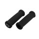 ΧΕΙΡΟΛΑΒΕΣ ΠΟΔΗΛΑΤΟΥ 125+125mm 22mm ΜΑΥΡΑ SOFT MAN-1 2ΤΕΜ Χερούλια