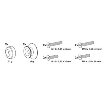 ΒΙΔΕΣ ΣΤΗΡΙΞΗΣ ΠΕΤΑΛΟΥ 10mm ΧΡΥΣΟ