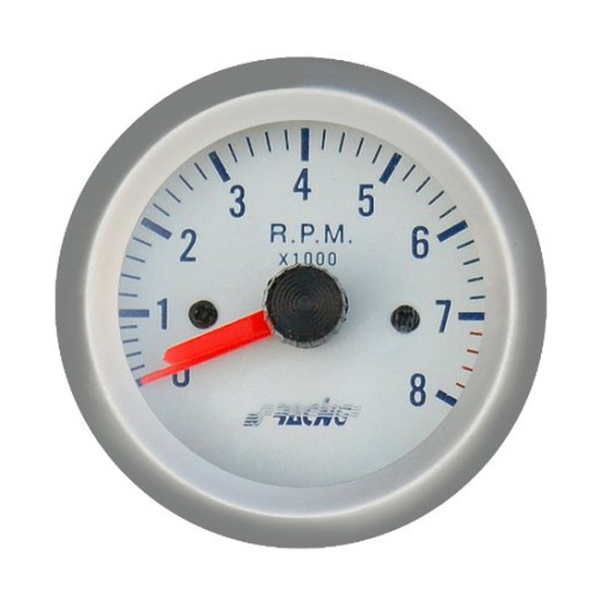 ΣΤΡΟΦΟΜΕΤΡΟ ΛΕΥΚΟ 0-8.000rpm Στροφόμετρα
