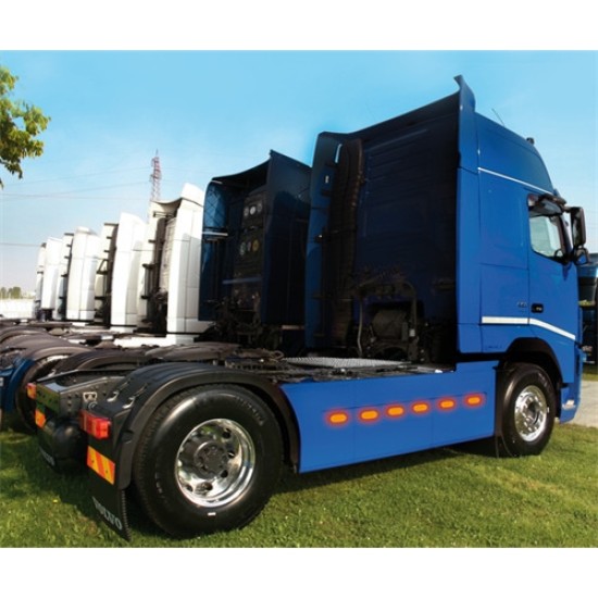 ΦΩΣ ΦΟΡΤΗΓΟΥ 2LED ΠΟΡΤΟΚΑΛΙ 24V 72mm Διακοσμητικά Φώτα