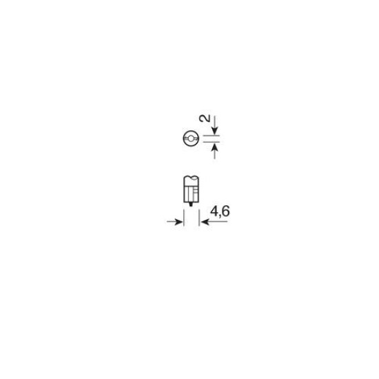 1W 24V W2x4,6d 10ΤΕΜ. Χωρίς Κάλυκα