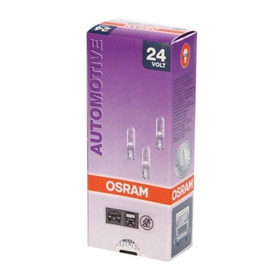 1W 24V W2x4,6d 10ΤΕΜ. Χωρίς Κάλυκα