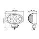 ΠΡΟΒΟΛΕΑΣ WL-4 24W 1600LM 10/30V 8 LED 10-30V/21W 6.000K (142x120x66mm) ΦΩΣ ΔΙΑΘΛΑΣΗΣ -1ΤΕΜ. Φώτα Εργασίας LED
