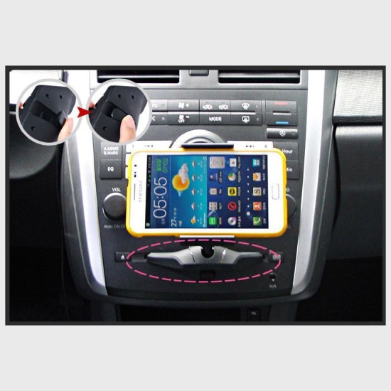 ΒΑΣΗ ΣΤΗΡΙΞΗΣ XENOMIX CD SMART ΚΙΝΗΤΟΥ/GPS (6-9,5 cm) ΓΙΑ ΤΗΝ ΥΠΟΔΟΧΗ/ΕΓΚΟΠΗ CD (ΜΑΥΡΟ) Βάσεις Θήκες Κινητού