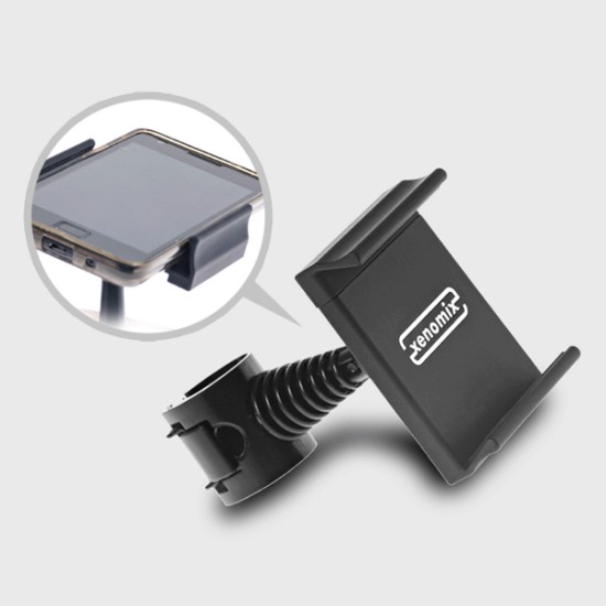 XENOMIX Βάση Στήριξης SmartPhone για Προσκέφαλο HR200 Μαύρη Βάσεις Θήκες Κινητού