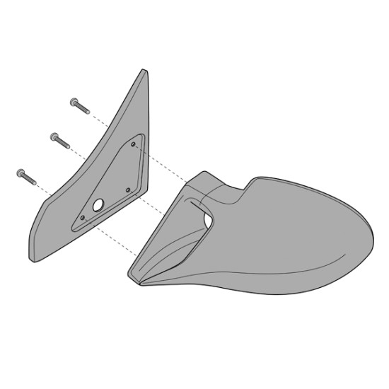 ΒΑΣΗ ΚΑΘΡΕΠΤΗ ΓΙΑ CITROEN C2 9/03+ Αντάπτορες Καθρεπτών