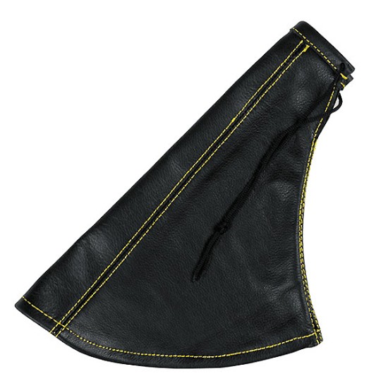 ΦΟΥΣΚΑ ΧΕΙΡΟΦΡΕΝΟΥ ΜΕ ΚΟΡΔΟΝΙ ΚΑΙ VELCRO, ΜΑΥΡΟ ΧΡΩΜΑ ΜΕ ΚΙΤΡΙΝΗ ΡΑΦΗ Φούσκες Χειροφρένου