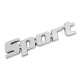 ΑΥΤΟΚΟΛΛΗΤΟ ΤΡΙΣΔΙΑΣΤΑΤΟ ΣΗΜΑ ΧΡΩΜΙΟΥ SPORT ΑΔΙΑΒΡΟΧΟ LAMPA Σήματα 3D
