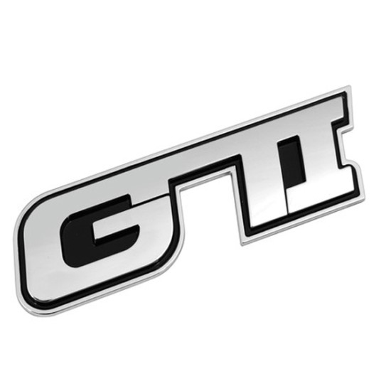 ΑΥΤΟΚΟΛΛΗΤΟ ΤΡΙΣΔΙΑΣΤΑΤΟ ΣΗΜΑ ΧΡΩΜΙΟΥ GTI ΑΔΙΑΒΡΟΧΟ LAMPA Σήματα 3D