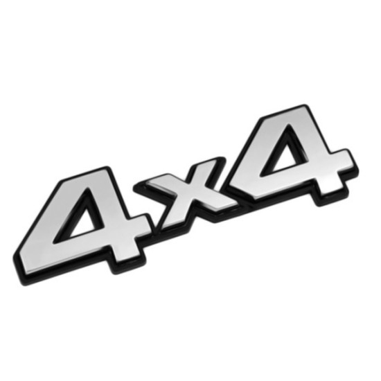 ΑΥΤΟΚΟΛΛΗΤΟ ΤΡΙΣΔΙΑΣΤΑΤΟ ΣΗΜΑ ΧΡΩΜΙΟΥ 4X4 ΑΔΙΑΒΡΟΧΟ LAMPA Σήματα 3D
