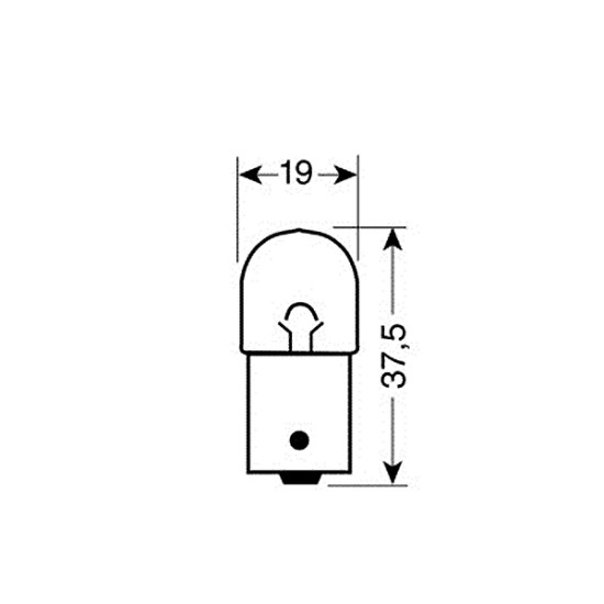 ΛΑΜΠΑ 12V/R10W ΦΟΥΝΤΟΥΚΑΚΙ Με Κάλυκα