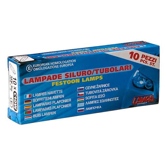 ΣΕΤ ΛΑΜΠΑΚΙΑ ΛΑΜΠΕΣ ΣΕΤ 10ΤΕΜ C10W SV8,5 Πλαφονιέρας
