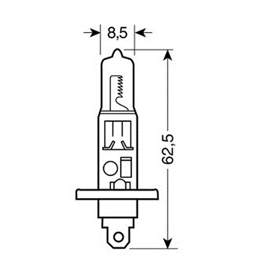 H1 BLU-XE 12V/100W 62.5mm 4.150Κ 4100K έως 4700K H1 BLU-XE 12V/100W 62.5mm 4.150Κ 4100K έως 4700K