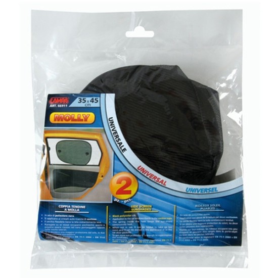 ΚΟΥΡΤΙΝΑΚΙΑ ΠΛΑΙΝΑ MOLLY (ΠΙΟ ΑΝΟΙΚΤΟΧΡΩΜΑ) 35 Χ 45 cm 2 ΤΕΜ. Ηλιοπροστασίες Πλαϊνές