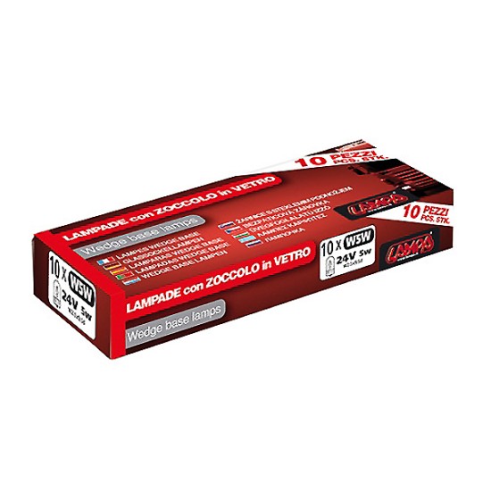 ΛΑΜΠΑΚΙ 24V W5W - 5W (W2.1x9.5d) Χωρίς Κάλυκα