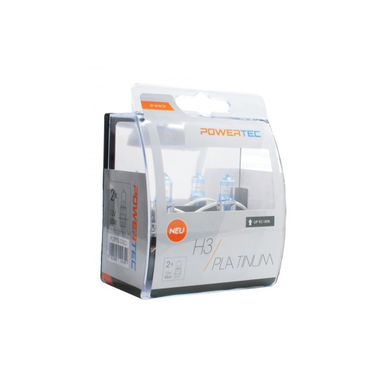 H3 12V 55W 3.250K +130% PK22s POWERTECK PLATINUM 2ΤΕΜ. M-TECH 3000K έως 4000K H3 12V 55W 3.250K +130% PK22s POWERTECK PLATINUM 2ΤΕΜ. M-TECH 3000K έως 4000K