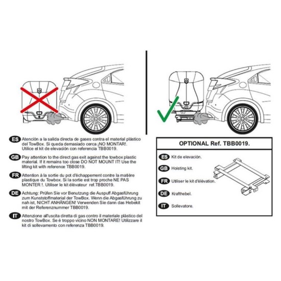 ΜΠΑΓΚΑΖΙΕΡΑ ΚΟΤΣΑΔΟΡΟΥ 390 LT TOWBOX V2 (ΜΑΥΡΟ) Μπαγκαζιέρες Κοτσαδόρου