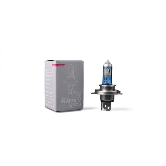H4 12V 60/55W P43t-38 COLOR PLATINUM 1ΤΕΜ. M-TECH 4100K έως 4700K