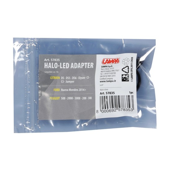 FORD MONDEO / PEUGEOT 508-2008-3008 / CITROEN C5-DS5-DS6 ΑΝΤΑΠΤΟΡΑΣ H7 ΓΙΑ HALO-LED Αντάπτορες για λάμπες LED FORD MONDEO / PEUGEOT 508-2008-3008 / CITROEN C5-DS5-DS6 ΑΝΤΑΠΤΟΡΑΣ H7 ΓΙΑ HALO-LED Αντάπτορες για λάμπες LED