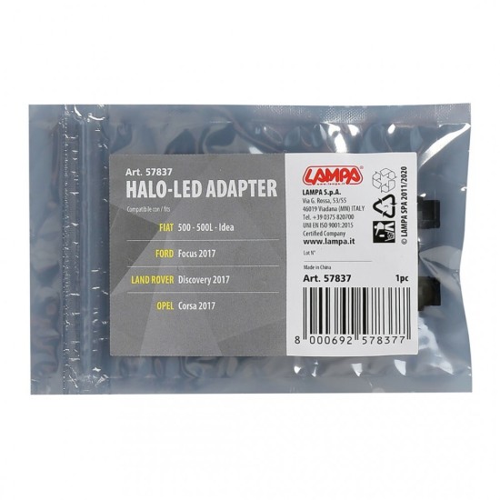 FIAT/FORD/LAND ROVER/OPEL ΑΝΤΑΠΤΟΡΑΣ ΓΙΑ HALO LED 1ΤΕΜ. Αντάπτορες για λάμπες LED